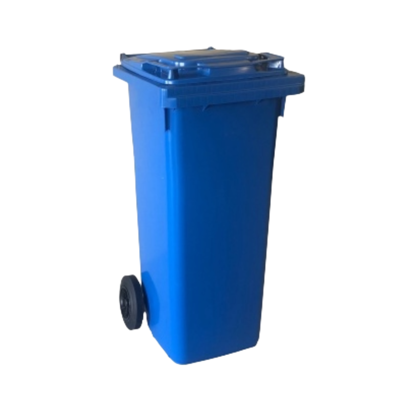 Sinine jäätmekonteiner 140 l paberile ja papile